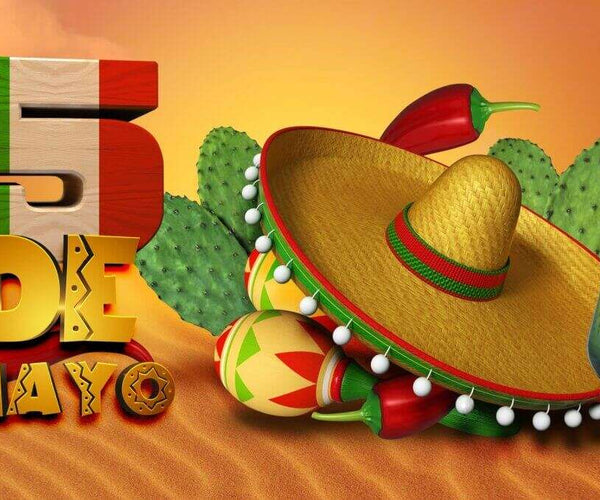 Orecchini Cinco De Mayo Donna In Acrilico - Fiesta Messicana Con Peperoncino E Sombrero, Pendenti Colorati Per Feste