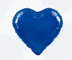 18" Heart Royal Blue Mylar Balloon #440 Party Expo