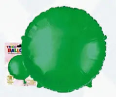 18" Round Green Mylar Balloon #441 Party Expo