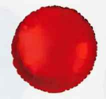 18" Round Red Mylar Balloon #231