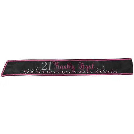 "21st Finally Legal" Sash (1ct) Party Expo