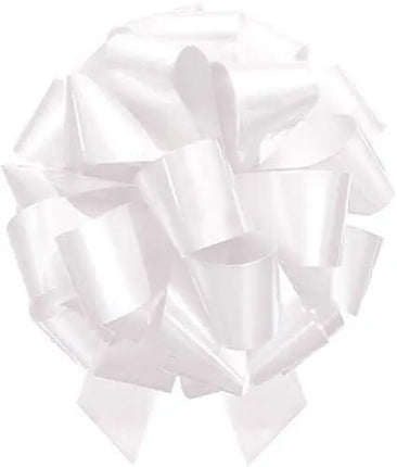 24" Incredibow White Lacquer Pullbow Party Expo