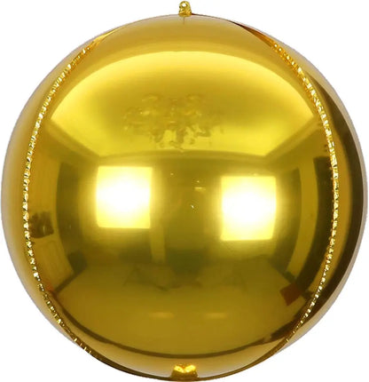 24" Round 4D Balloon - Gold Party Expo