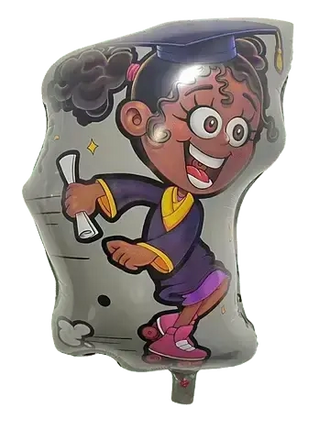 26" Girl Graduation Mylar Balloon Party Expo