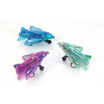3" Press & Go Transparent Airplane (1ct) Party Expo