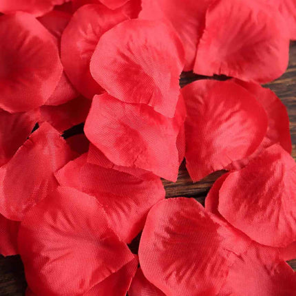 500 Red Silk Rose Petals Party Expo