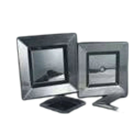 6.5" Crystal Clear Square Plate (16ct) Party Expo
