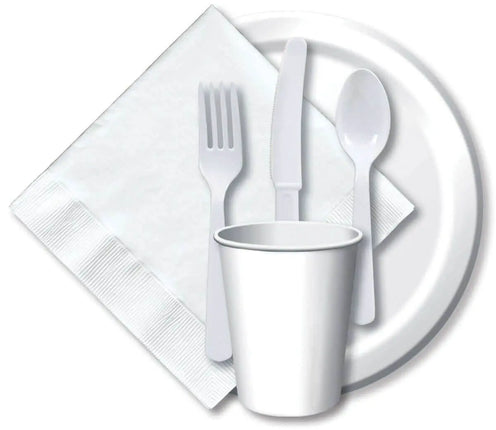 9oz White Hot & Cold Paper Cups (8ct) - Party Expo