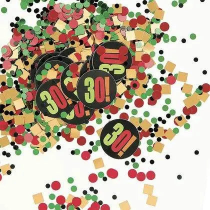 Birthday Cheer - 30! Birthday Confetti - Party Expo