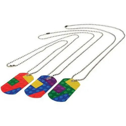 Block Mania Dog Tags - Party Expo