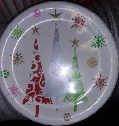 Contemporary Trees - 9" Dinner Plates (8ct) Party Expo