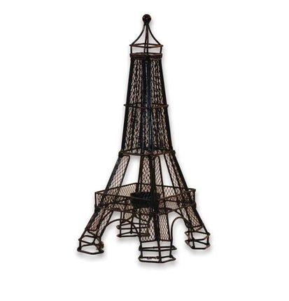 Eiffel Tower Candle Holder Black Party Expo