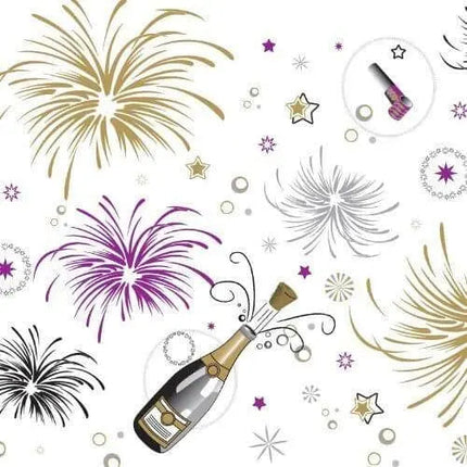 New Year's Party Plastic Tablecover - Party Expo