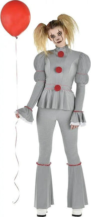 Pennywise Woman Costume, Chapter Two ( Adult Large 10-12) - Party Expo