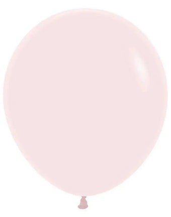 Sempertex - 18" Pastel Matte Pink Latex Balloons (6 count) Party Expo
