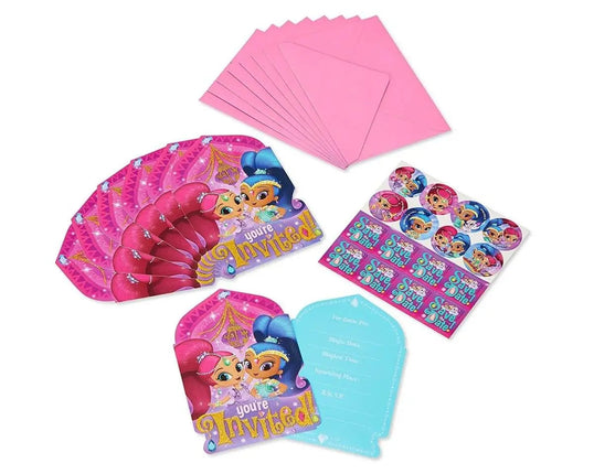 Shimmer and Shine Birthday Party Invitations (8ct) - Party Expo