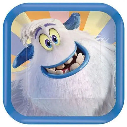 Small Foot - 7" Square Paper Plates (8ct) Party Expo