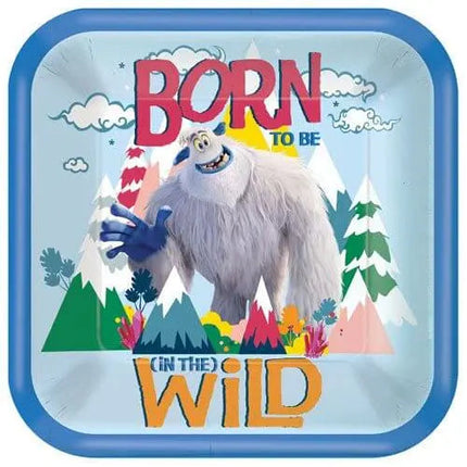 Small Foot - 9" Square Paper Plates (8ct) Party Expo