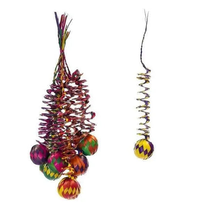 Spiral Balls Straw Hanging Decoration - Party Expo