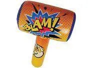 Superhero Big Bobber Inflatable Blow-up Toy Hammer (1ct) - Party Expo