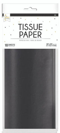 Tissue Paper - Black (1ct) - Party Expo