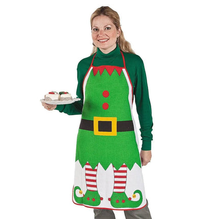Adult Elf Apron (1ct) - Party Expo