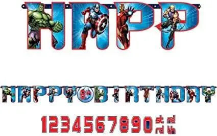 Avengers Letter Banner - Party Expo