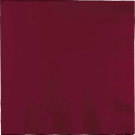 Burgundy Lunch Napkins (50ct) - Party Expo