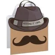 Cool Mustache Large Gift Bag (1ct) - Party Expo