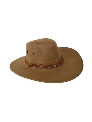 Cowboy Hat with Rope Band - Brown (1ct) - Party Expo