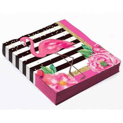 Flamingo Beverage Napkins (16ct) - Party Expo