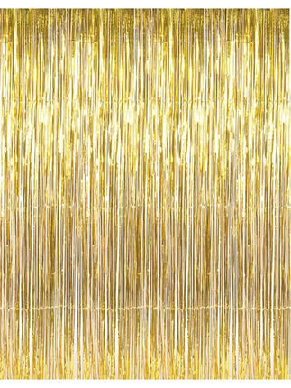 Gold Foil Fringe Curtain - Party Expo