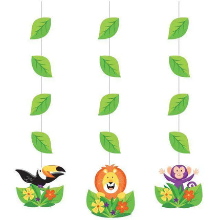 Jungle Safari Hanging Decorations - Party Expo