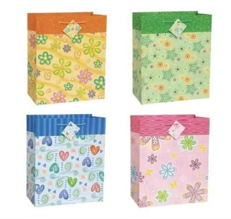 Lovely Blooms Large Gift Bag (1ct) - Party Expo