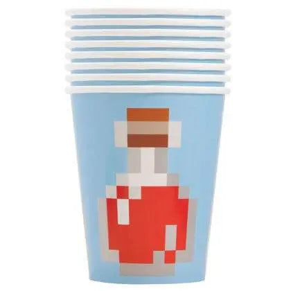 Minecraft - 9oz Paper Cups (8ct) - Party Expo