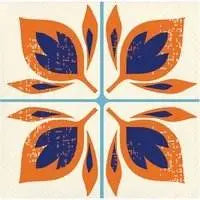 Painted Moroccan Tile Beverage Napkins (16ct) - Party Expo