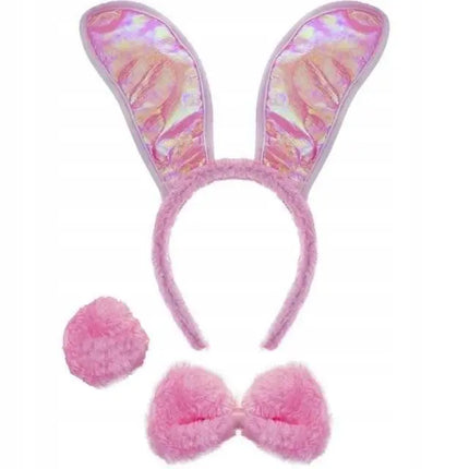 Pink Bunny Playset (3pcs) - Party Expo