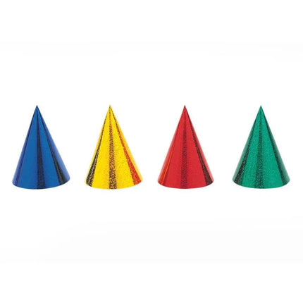 Prismatic Party Hats (8ct) - Party Expo