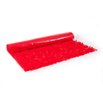 Red Vinyl Floral Sheeting - Party Expo