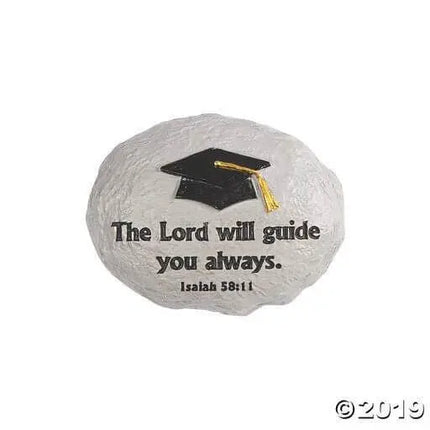 Grad Religious Inspirational Stones (1ct) - Party Expo