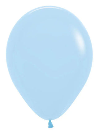 Sempertex - 11" Pastel Matte Blue Latex Balloons (50pcs) Party Expo