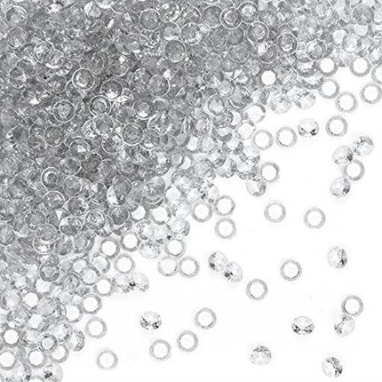 Silver Gem-Shaped Confetti - Party Expo