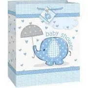 Umbrellaphants - Blue Large Gift Bag (1ct) - Party Expo