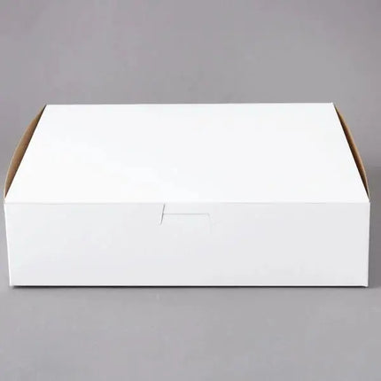 White Bakery Box - 10" x 10" x 2.5" Party Expo