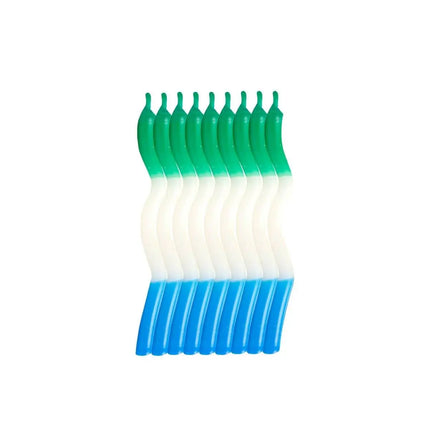 Zig Zag Tri-Color Birthday Candles - Party Expo