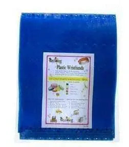 1/2" Blue Plastic Wristbands (100ct) Party Expo