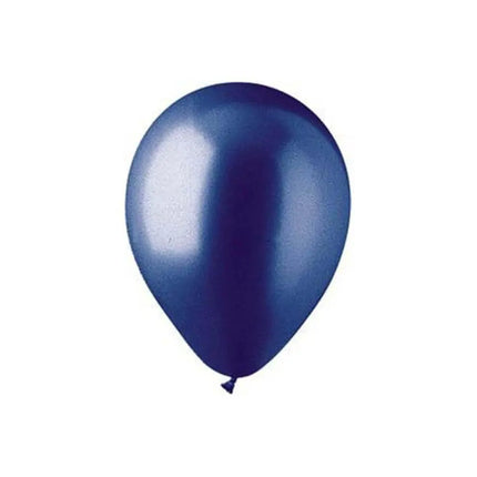 Pioneer - 12" Metallic Blue Latex Balloons (100ct) Party Expo