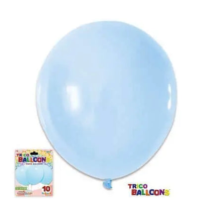 Trico - 12" Pastel Blue Latex Balloons (10ct) Party Expo