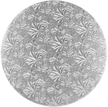 12" Thin Silver Round Cake Drum Party Expo