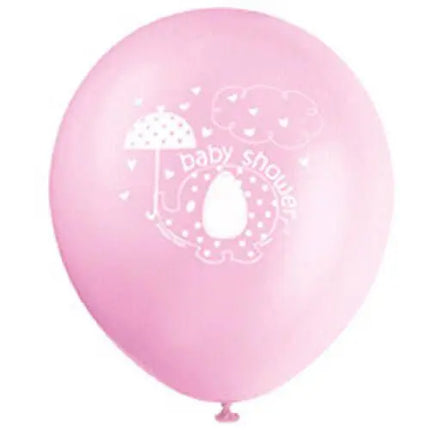 12" Umbrellaphants Latex Balloons - Pink Party Expo